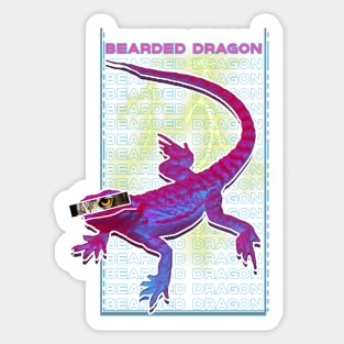 beaded dragon streetwear Sticker